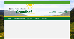 Desktop Screenshot of blum-grundhof.de