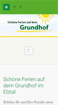 Mobile Screenshot of blum-grundhof.de