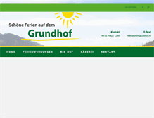 Tablet Screenshot of blum-grundhof.de